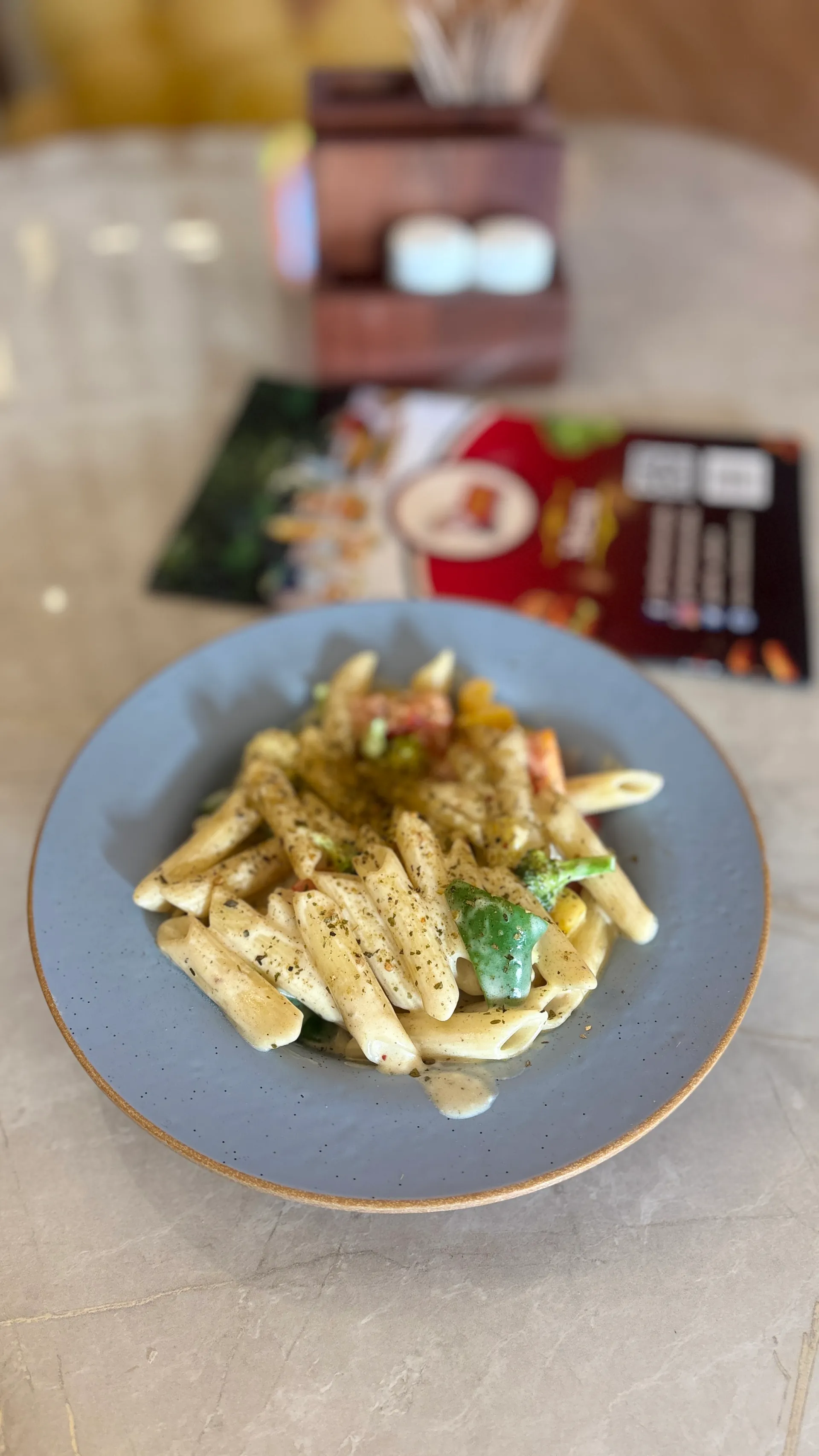 White Sauce Pasta from Rolls Nation
